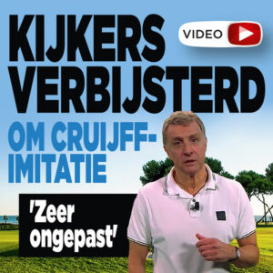 Woede bij RTL Exclusief-kijker om imitatie Johan Cruijff