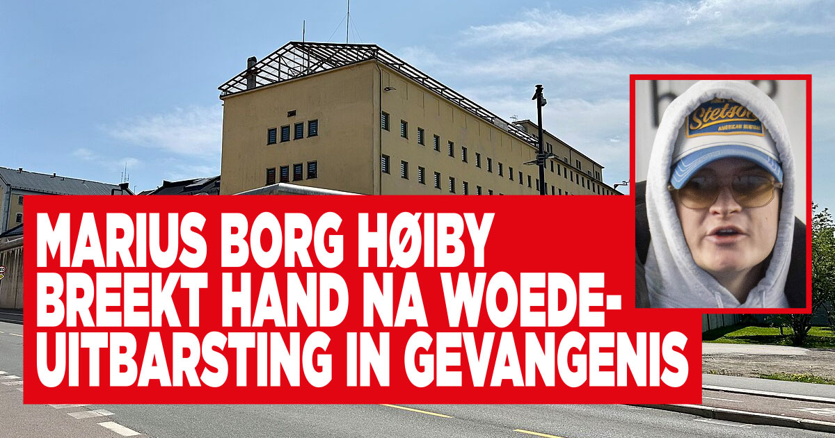 Marius breekt zelf hand
