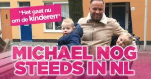 Michael geniet van zijn kinderen in Nederland