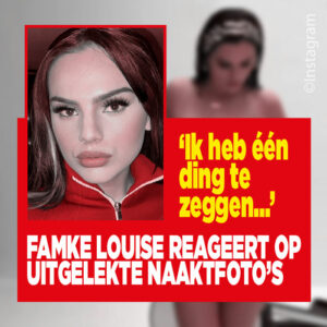 Famke Louise geeft reactie op uitgelekte naaktfoto&#8217;s