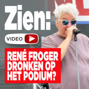 ZIEN: René Froger dronken op het podium?