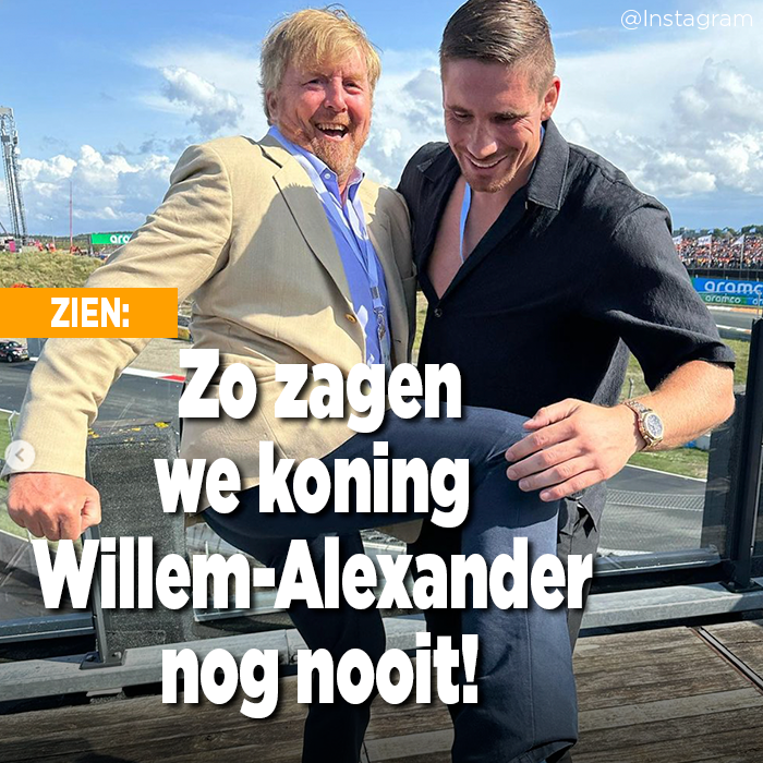 ZIEN: Zo zagen we koning Willem-Alexander nog nooit