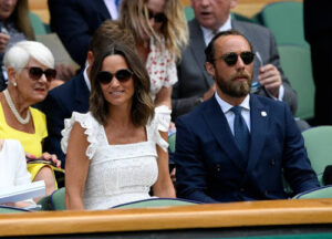 Zwangere Pippa Middleton geniet op Wimbledon