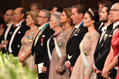 Zweedse royals ontmoeten Nobelprijswinnaars