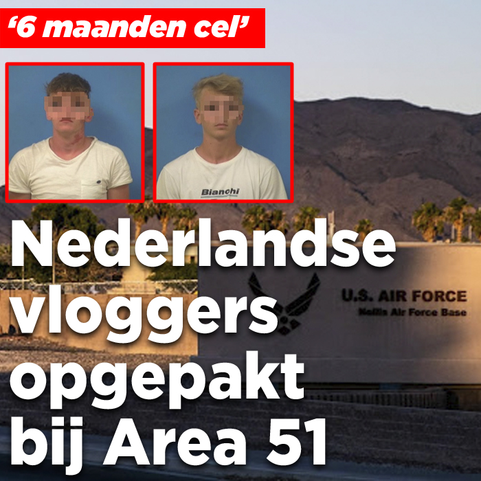 Nederlandse vloggers riskeren maanden cel na binnendringen Area 51