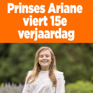Prinses Ariane viert 15e verjaardag