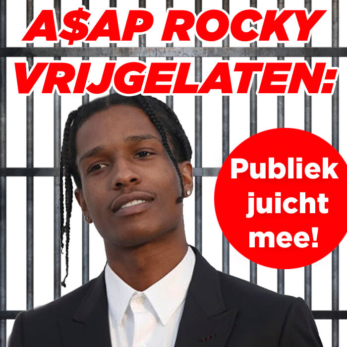 A$AP Rocky vrijgelaten: publiek juicht!