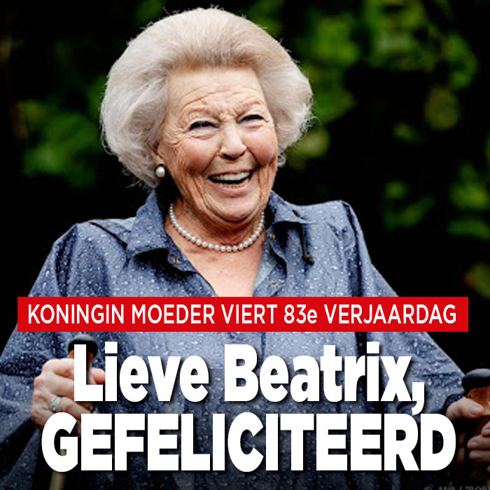 Beatrix viert 83e verjaardag thuis|