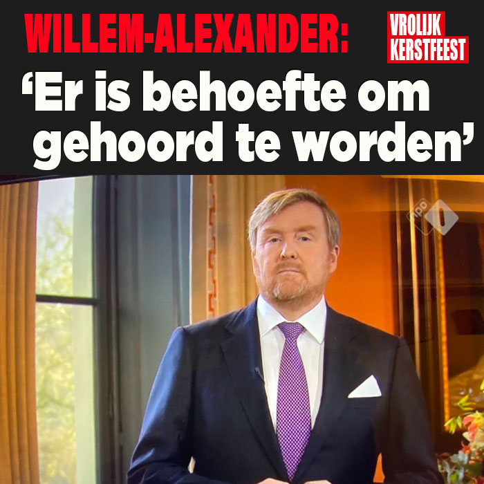 Kersttoespraak Willem-Alexander|Kersttoespraak
