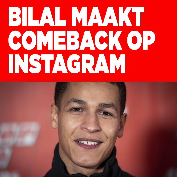 Bilal Wahib maakt comeback op Instagram