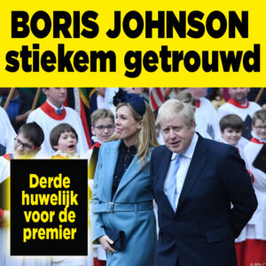 &#8216;Boris Johnson in geheim getrouwd met Carrie Symonds&#8217;