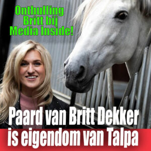 Paard Britt Dekker om fiscale redenen gekocht door Talpa