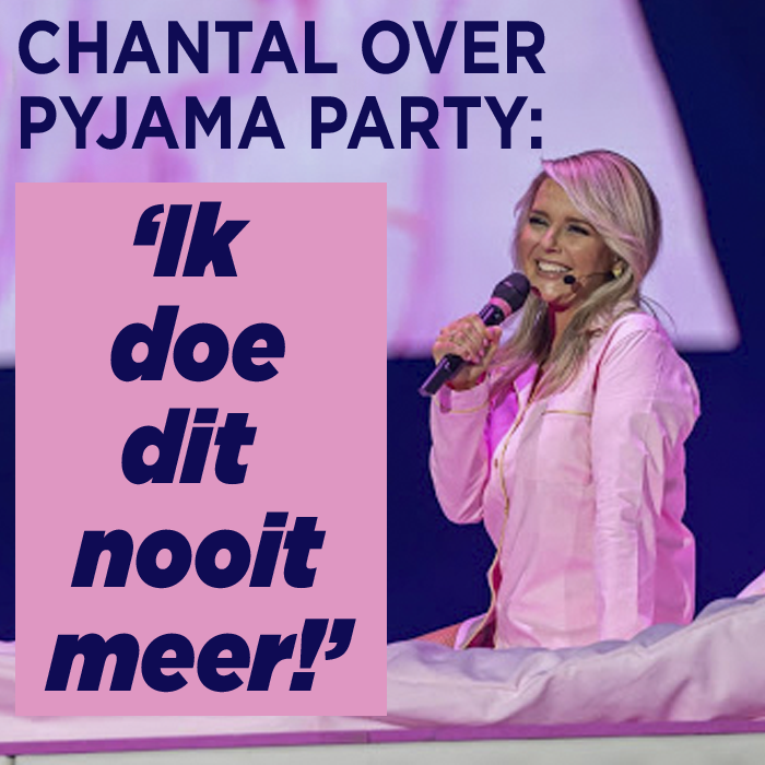 Infrarood mengsel zijn Chantal Janzen over pyjama party: 'Ik ga dit nooit meer doen' - Ditjes en  Datjes