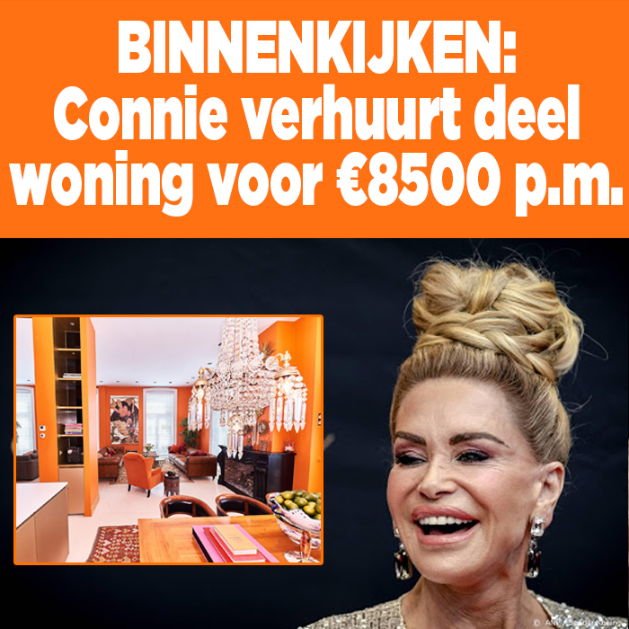 BINNENKIJKEN: Connie Witteman verhuurt deel woning voor 8500 euro per maand