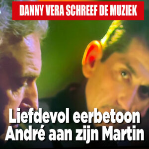 Emoties lopen over bij André van Duin bij zijn lied voor Martin