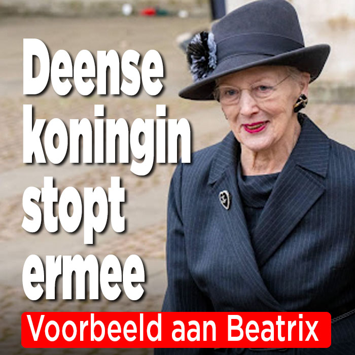 Deense koningin stopt ermee. Voorbeeld aan Beatrix.