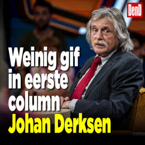 Eerste Telegraafcolumn van Johan Derksen over Drents gif mist gif