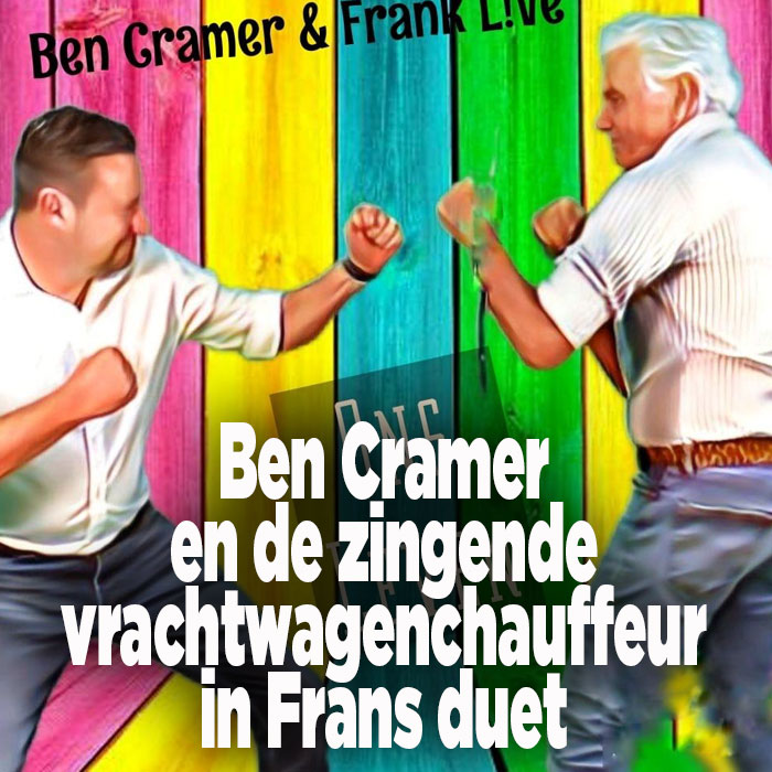 Ben Cramer in duet met zingende vrachtwagenchauffeur Frank Live