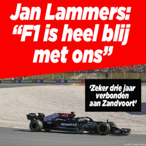 Grand Prix directeur Jan Lammers: &#8220;F1 is heel blij met ons&#8221;