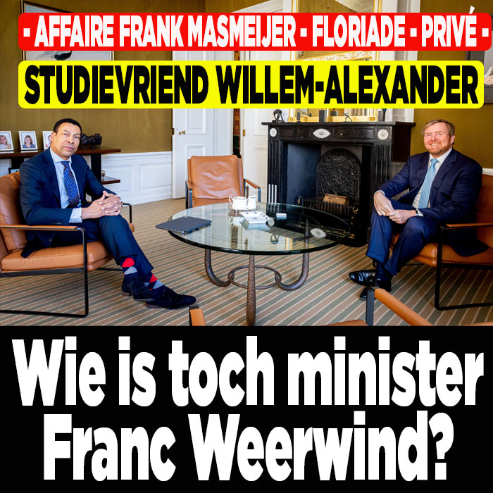 Franc Weerwind en de koning studievrienden
