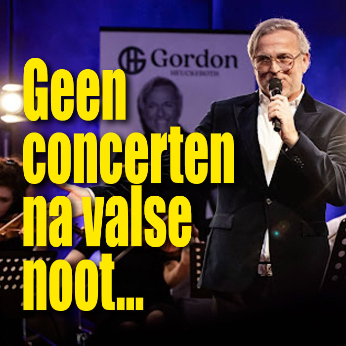 Valse kritiek werd Gordon te veel: geen concerten