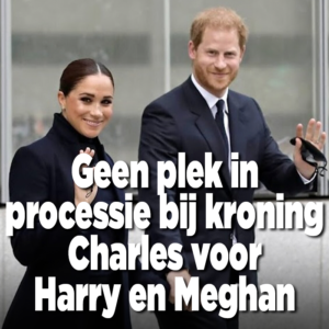 Opvallend: Harry en Meghan niet in processie bij kroning Charles