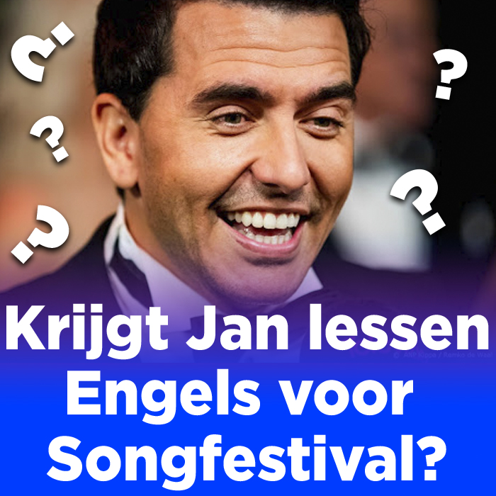 Jan Smit geconfronteerd met Engelse les voor Songfestival