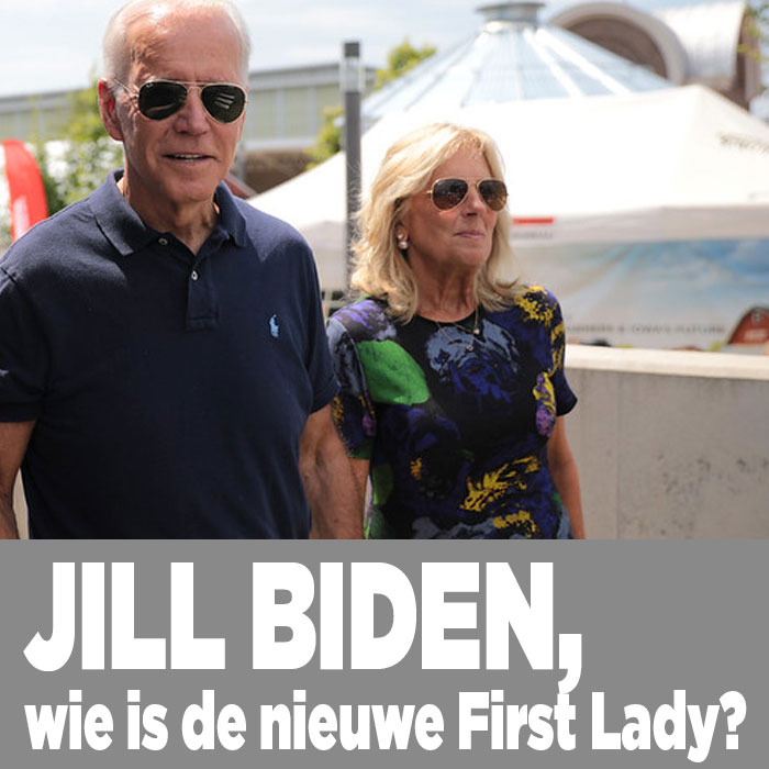Portret Jill Biden|Joe en Jill Biden op campagne.|Jill Biden in Roemenië