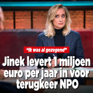 Jinek levert 1 miljoen euro per jaar in voor terugkeer NPO