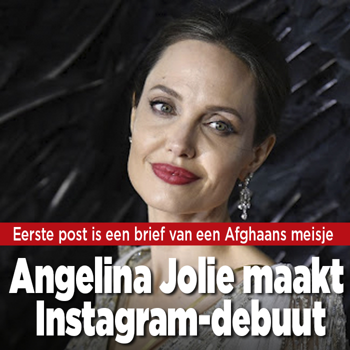 Angelina Jolie maakt Instagram-debuut met krachtige eerste post