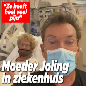 Moeder Gerard Joling opgenomen in ziekenhuis