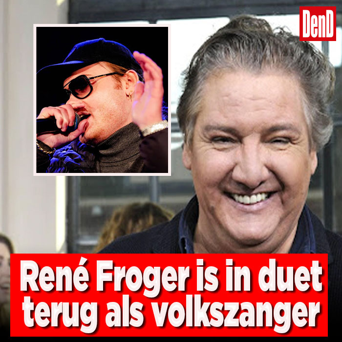 rené Froger is terug als volkszanger.