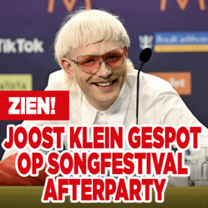 ZIEN! Joost Klein gespot op Songfestival afterparty