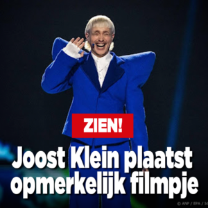 ZIEN! Joost Klein plaatst opmerkelijk filmpje op Instagram