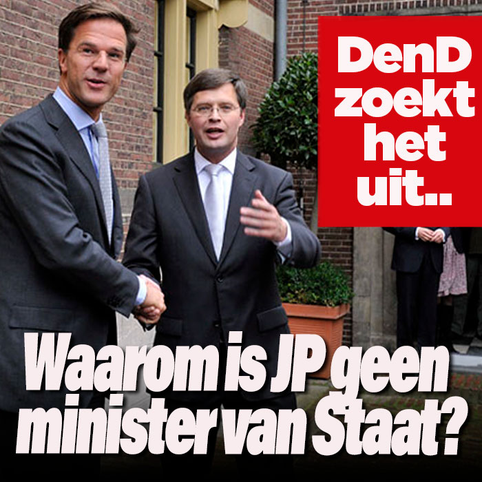 Jan-Peter Balkenende geen minister van Staat