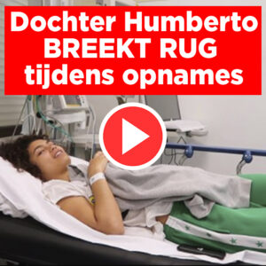 Video: Dochter Humberto breekt rug tijdens opnames