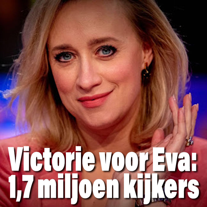 Victorie voor Eva Jinek met 1,7 miljoen kijkers