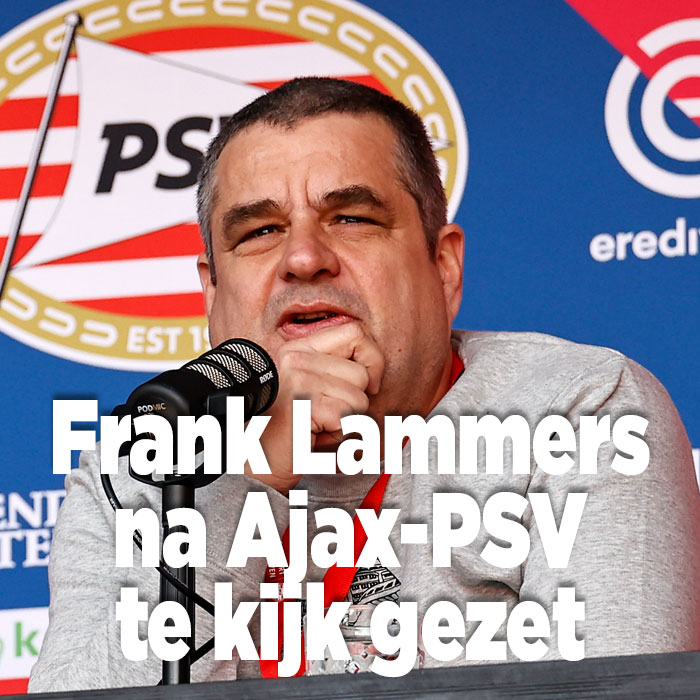 Ajax neemt PSV-fan Frank Lammers (beetje) op de hak