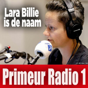 Radio 1-presentator Lara Rense heet nu opeens Lara Billie Rense
