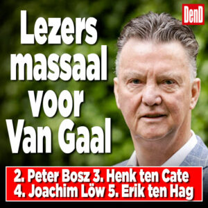 Lezers DenD.nl: Louis van Gaal nieuwe bondscoach
