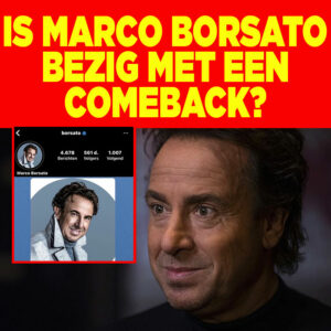 Is Marco Borsato bezig met een comeback?