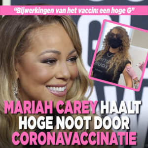 Mariah Carey haalt hoge noot van de schrik door eerste coronavaccinatie