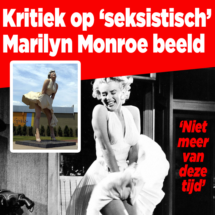 Kritiek op &#8216;seksistisch&#8217; Marilyn Monroe beeld