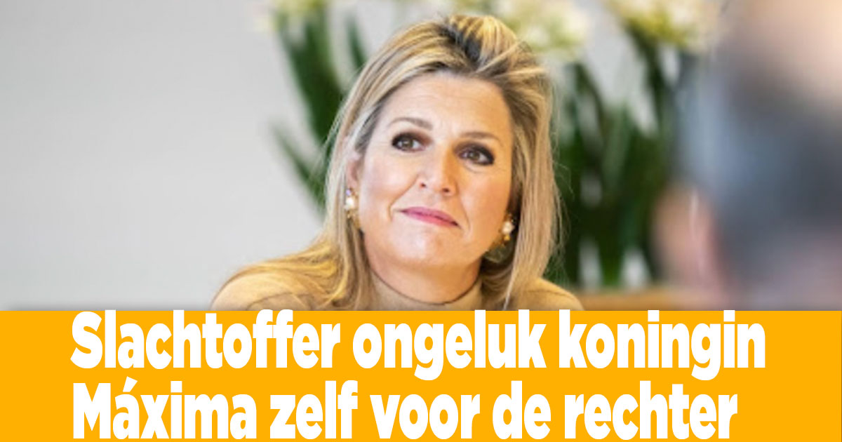 Slachtoffer Máxima-ongeluk zelf voor de rechter
