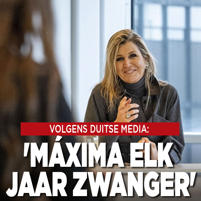 Volgens Duitse media: &#8216;Máxima is elk jaar zwanger&#8217;