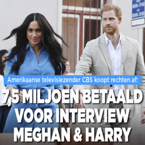 CBS betaalt miljoenen voor rechten interview Harry en Meghan