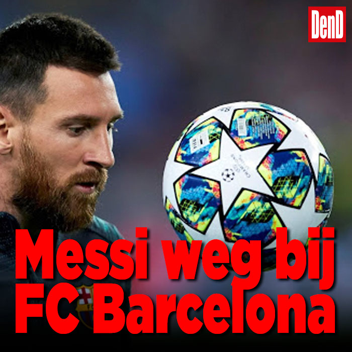 Spanje in shock bij vertrek Lionel Messi