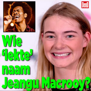 Professionele lekkage naam Jeangu Macrooy via De Wereld Draait Door?