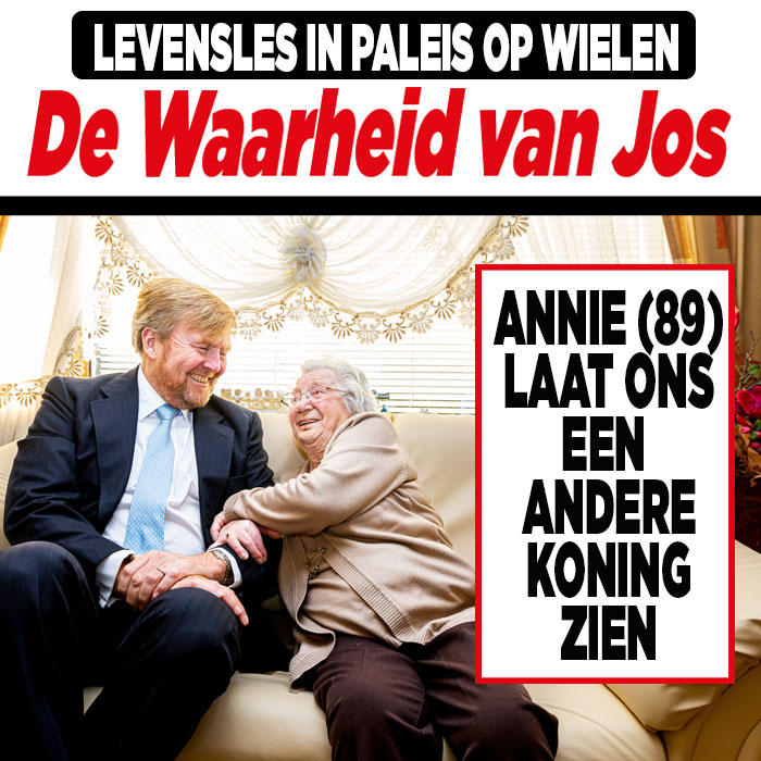 Koning Willem-Alexander in paleis op wielen||||
