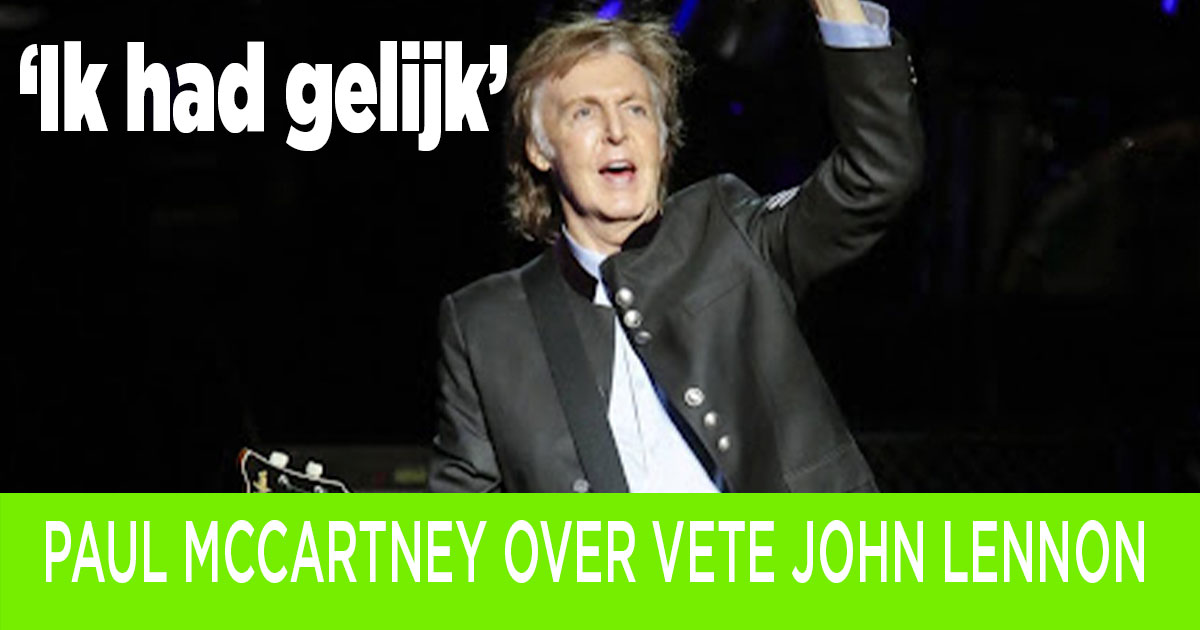 McCartney vete Lennon